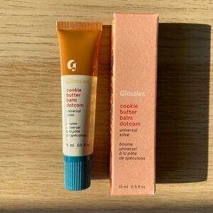 unopened, in box, Glossier cookie butter balm dot com